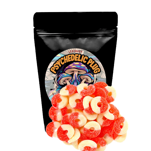 Sour Watermelon Rings Magic Mushrooms Gummies 600mg